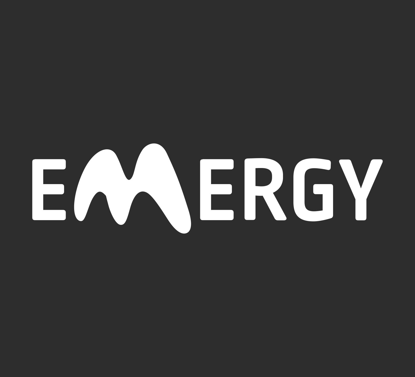 EMERGY Logo auf dunklem Hintergrund